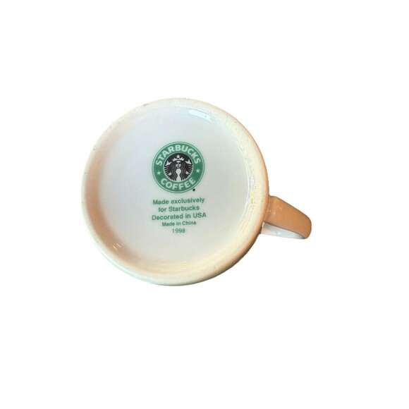 STARBUCKS 1998 Tea In Many Languages Ceramic Mug Cup Excellent Condition - Picture 4 of 5
